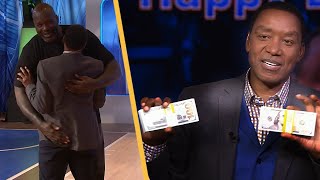 Shaq Celebrates Isiah Thomas 62nd Birthday The Most Shaq Way 😆💰 [upl. by Sarge]