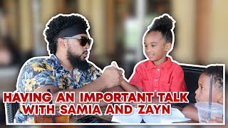 IMPORTANT CONVERSATION WITH SAMIA amp ZAYN [upl. by Nihcas]