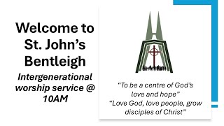 St Johns Anglican Church Bentleigh Sunday 25 Aug 10AM Holy Communion [upl. by Freddie]