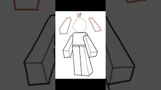 tutorial how to draw the Roblox or blocky style [upl. by Aniaj]