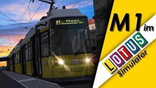 Auf der M1 zur Eberswalder Straße  LOTUSSimulator Berlin  JM Simulation [upl. by Delwyn4]