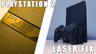 Playstation 2 laser nie czyta płyt jak naprawić odstająca taśma rysuje płyty napęd nie kręci DIY [upl. by Aikkan]