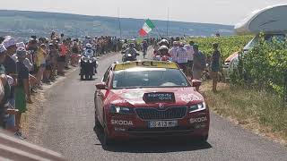 Tour de France 2019 Étape 3 Binche Epernay côte de Mutigny Julian Alaphilippe [upl. by Airamasor]