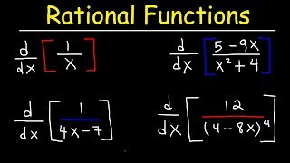 Derivatives of Rational Functions [upl. by Yelah800]