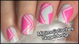 Minimalistisches Nageldesign einfach selber machen  Nägel lackieren für Anfänger  Easy Nailart [upl. by Akenahc21]