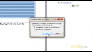 Jak stworzyć spis treści w Microsoft Word 2010 [upl. by Yaner]