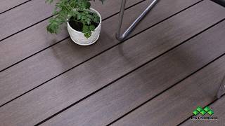 NewTechWood UltraShield  Walnut Decking [upl. by Anirehtak]