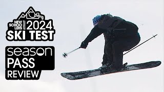 Is the SEASON EQPT PASS the ski for your winter 20232034 Newschoolers Ski Test Review [upl. by Eeliak544]