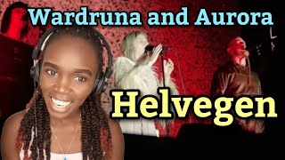 Wardruna and Aurora  Helvegen Live  REACTION [upl. by Garlanda]