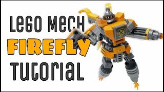 Lego Mech Tutorial  Firefly Bootleg parts used [upl. by Lledroc]