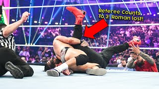 WWE Crown Jewel 2023 Roman Reigns Loses Major BotchLogan Paul Saves Rey Mysterios LifeNews [upl. by Dorfman]