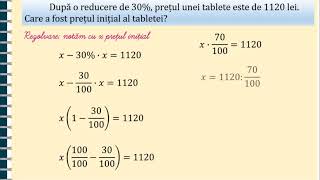 Procente aflarea unui pret inainte de reducere  Materaro [upl. by Anuhsal]