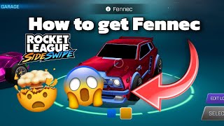 How to get Fennec in Rocket League Side Swipe on Mobile Android and IOS Tutorial 1 fennec [upl. by Thorbert]