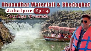 Ep 4 BTS Jabalpur to Delhi  Bhedaghat  Dhuandhar Waterfall  Madhya Pradesh Tourism [upl. by Ekul]