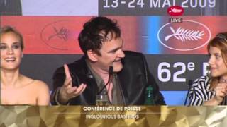 Inglourious Basterds Full Press Conference  Cannes Film Festival 2009 [upl. by Aknahs]