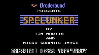 Spelunker  NES Gameplay [upl. by Anagrom]