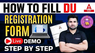 How to Fill DU Registration Form 2023 Step By Step Process  CUET 2023 Biggest Update [upl. by Ahsenek988]