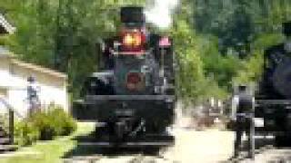 Roaring Camp Railroad the Dixiana quotShayquot 1 [upl. by Lemar]