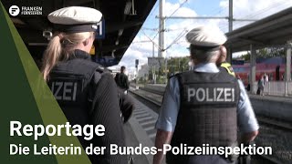 Reportage Die Leiterin der BundesPolizeiinspektion Nürnberg im Talk [upl. by Hinch562]