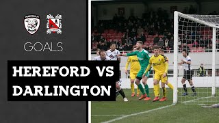 Goals Hereford v Darlington [upl. by Ahseinek]