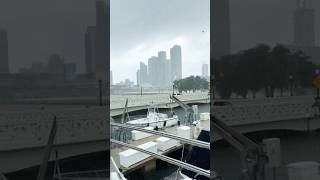 Rainy days in miami after Hurricane milton thunder rain thunderstorm lightning [upl. by Magbie]