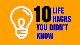 10 Life Hacks You Definitely Didnt Know About Until Now [upl. by Quennie]