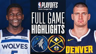 3 TIMBERWOLVES at 2 NUGGETS  FULL GAME 1 HIGHLIGHTS  May 4 2024 [upl. by Epilif]