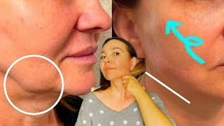 HOW To lift Sagging Jowls  How To Get a Sharp Jawline after 45 Years Old [upl. by Oys]