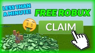 HOW TO GET FREE ROBUX IN LESS THAN 1 MINUTE Not Clickbait [upl. by Nuahsed]