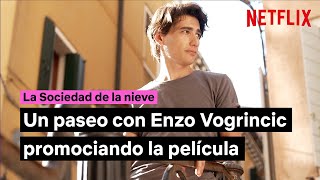 El viaje de Enzo Vogrincic  ‘La Sociedad de la nieve’ [upl. by Eudoxia]