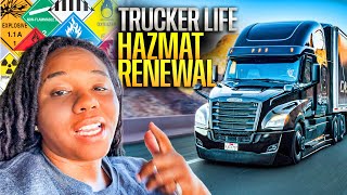 Renewing My Hazmat CDL Step by Step Vlog [upl. by Ahsikym109]