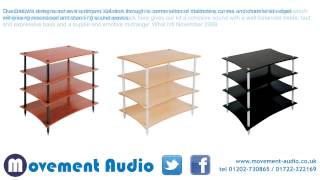 Quadraspire Q4EVO  Q4 EVO amp Q4L HiFi Stand which is available from Movement Audio [upl. by Perlie515]