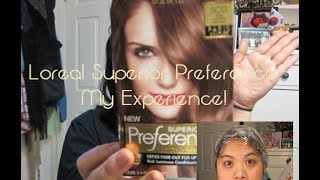 Loreal Superior Preference Does it work on Dark Hair [upl. by Assirek]