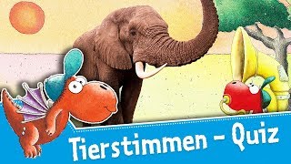 TierstimmenQuiz  Der kleine Drache Kokosnuss – Ratespiel für Kinder – Neues von der Dracheninsel [upl. by Jarita]