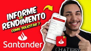 INFORME DE RENDIMENTO SANTANDER [upl. by Herbie814]