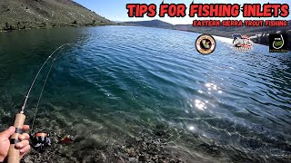 Tips For Fishing InletsTrout Fishing The Eastern SierrasLake Sabrina Convict Lake and June Lake [upl. by Marozas657]