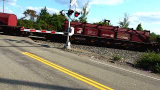 I Was Filming a Train And This Happened NS and BNSF Trains With DPU Alrights Big CSX Manifest Train [upl. by Picco]