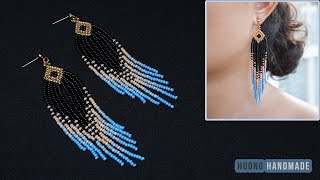 How to make Native American Style Earrings [upl. by Eerpud]