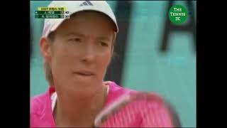 Serena Williams v Justine Henin  2007 Roland Garros QF Highlights [upl. by Olaznog]