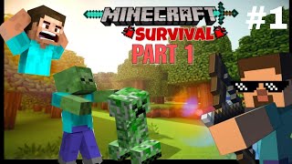 My first video Survival sires like and subscribe 🥺🙏 please minecraft youtubevideos viralvideo [upl. by Otanutrof]