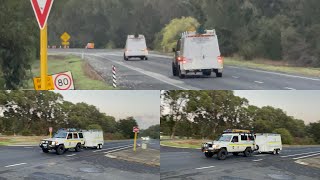 Busselton SES PC1amp2 heading to Bunbury [upl. by Notreb]