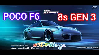 CarX STREET POCO F6 Snapdragon 8S GEN 3 Gameplay UltraHD Graphics [upl. by Hermon]