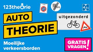 CBR Auto Theorie Verkeersborden met Onderborden Uitgelegd [upl. by Daniala556]