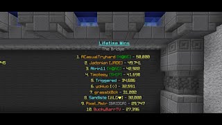 First Player To Hit 50 THOUSAND Hypixel Bridge Wins [upl. by Ttoile708]