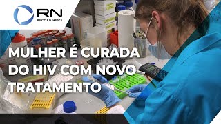 Mulher é curada do HIV com novo tratamento [upl. by Cyril]