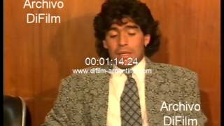 Diego Maradona sobre triunfo de Carlos Menem 1989 [upl. by Elaval]