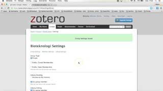 Grupper i Zotero [upl. by Leumek]