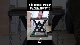 🪑⛓️Así funciona una Silla Flotante Tensegridad física ciencia ingeniería curiosidades sabiasque [upl. by Georgianne]