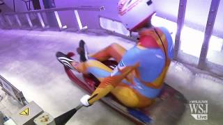 Winter Olympics 2014 Preview Luge Training  Sochi Olympics [upl. by Hniht]