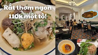 RẤT THƠM NGON bún bò Huế nhà hàng Ngọ Môn quận 5 giá ở mức cao nhất Sài Gòn 110k [upl. by Nerraw]